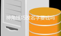 神角技巧改名字要钱吗