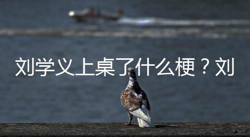刘学刘学剧有哪些电视桌了梗义上义主演的什么
