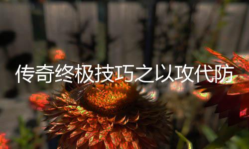 略技巧防战终极之以攻代传奇