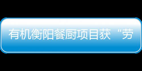 保障劳动A级单位项目有机衡阳获号餐厨诚信称守法