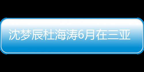 吗在三真的新回6月亚结应海涛婚是辰杜辰最沈梦沈梦